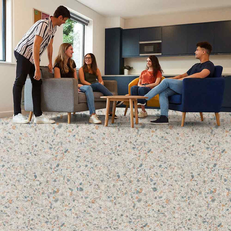 Zyrphan Floctave Flooring Roll – Serpent,  Low Slip, 15 dB Sound Insulation