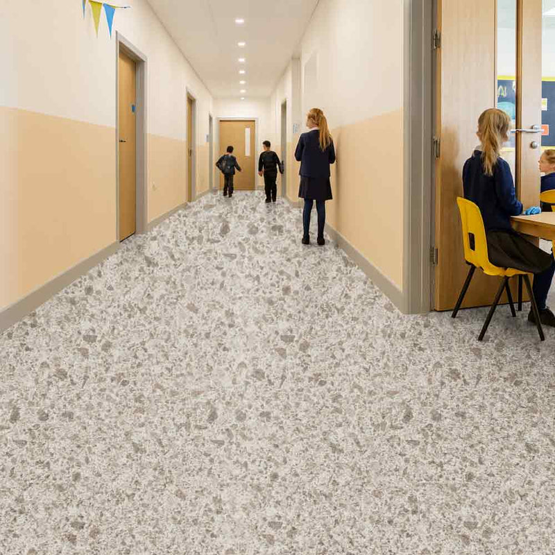 Zyrphan Floctave Flooring Roll – Brass, Low Slip, Acoustic Comfort