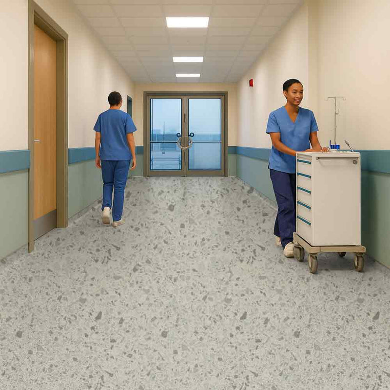 Zyrphan Floctave Flooring Roll Chromatic – Comfortable, Low-Slip Sheet
