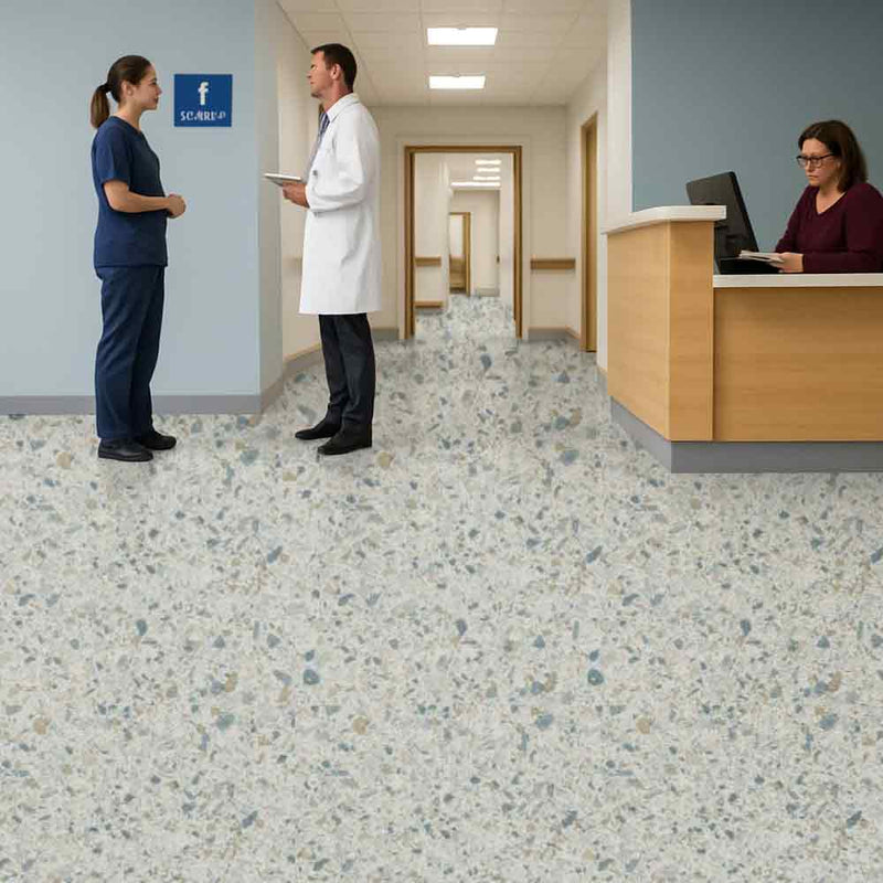 Zyrphan Floctave Flooring Roll – Maraca, Low-Slip, 15 dB Insulation