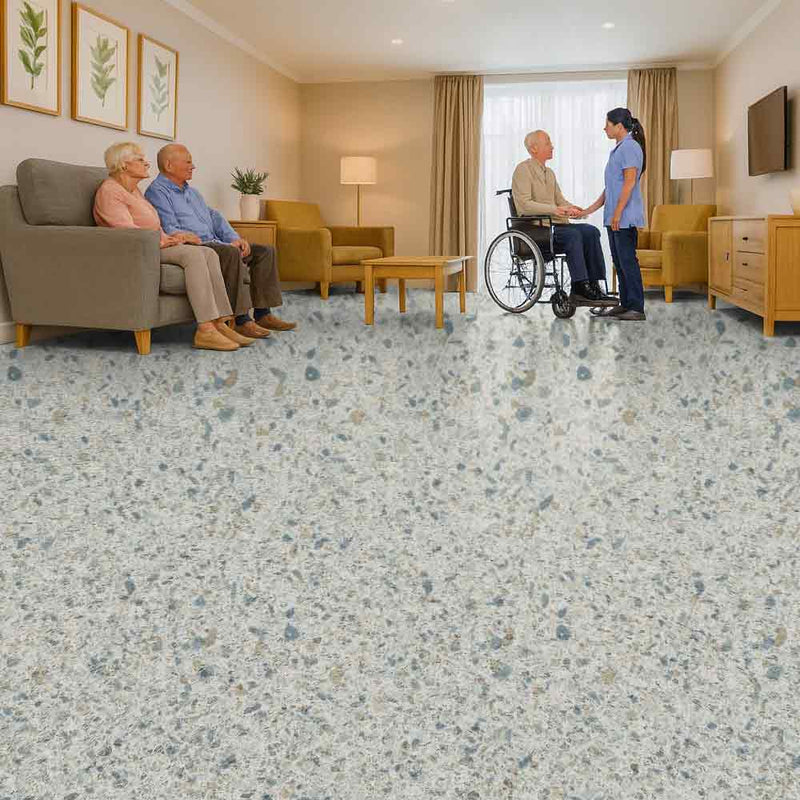 Zyrphan Floctave Flooring Roll – Maraca, Low-Slip, 15 dB Insulation