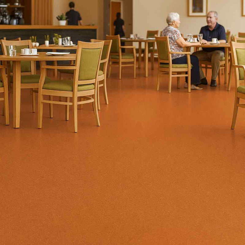 Zyrphan Floctave Flooring Roll – Salsa, LRV 20, Low‑Slip, 2.85 mm