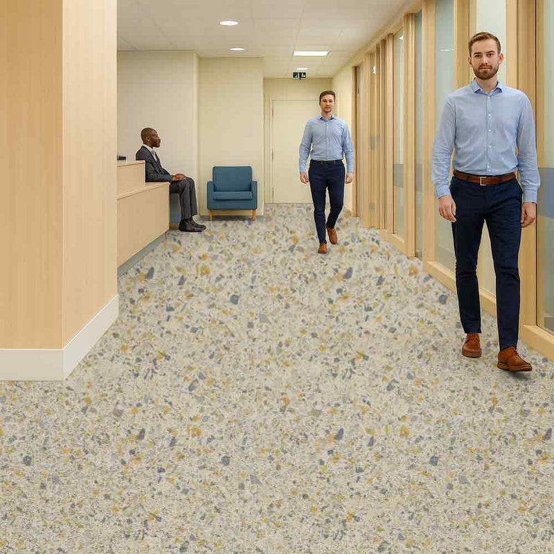 Zyrphan Floctave Flooring Roll – Volta Low Slip, 15 dB Sound Insulation