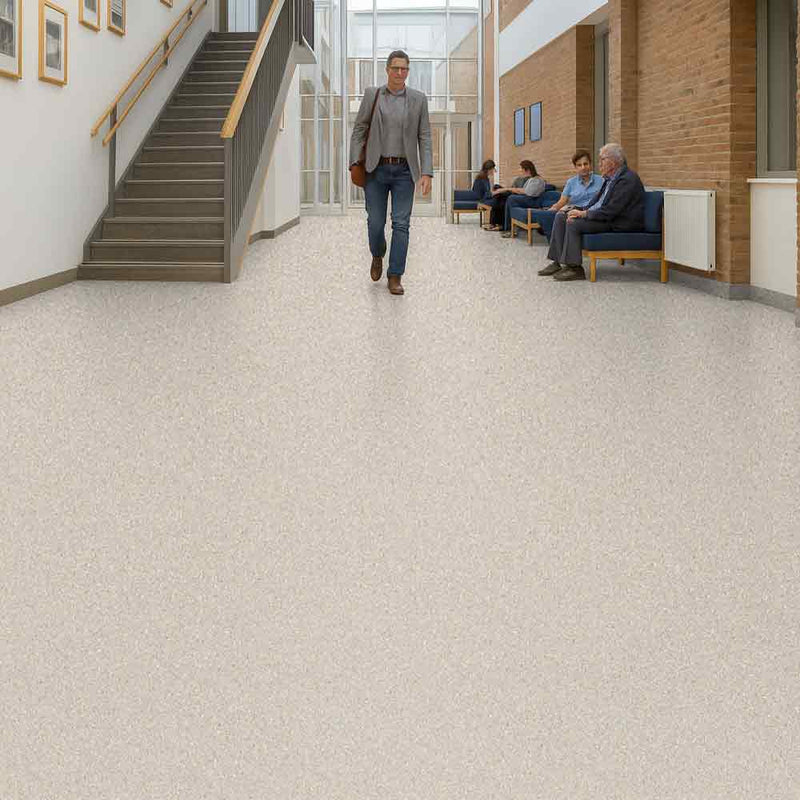 Zyrphan Florvantis Crème Caramel – 2.4mm Adhesive‑Free Vinyl Flooring Roll