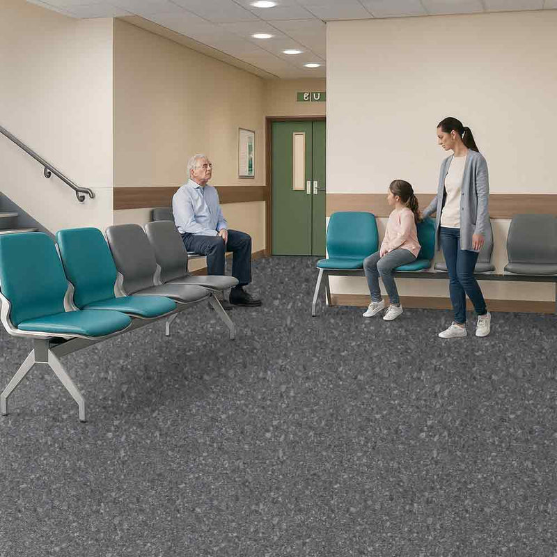 Zyrphan Florvantis Flooring Roll – Rome, Adhesive-Free, Low Slip Risk