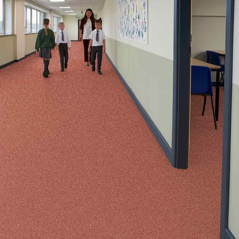 Zyrphan Florvantis Safety Flooring Roll – Adhesive-Free, Low Slip, Sunrise