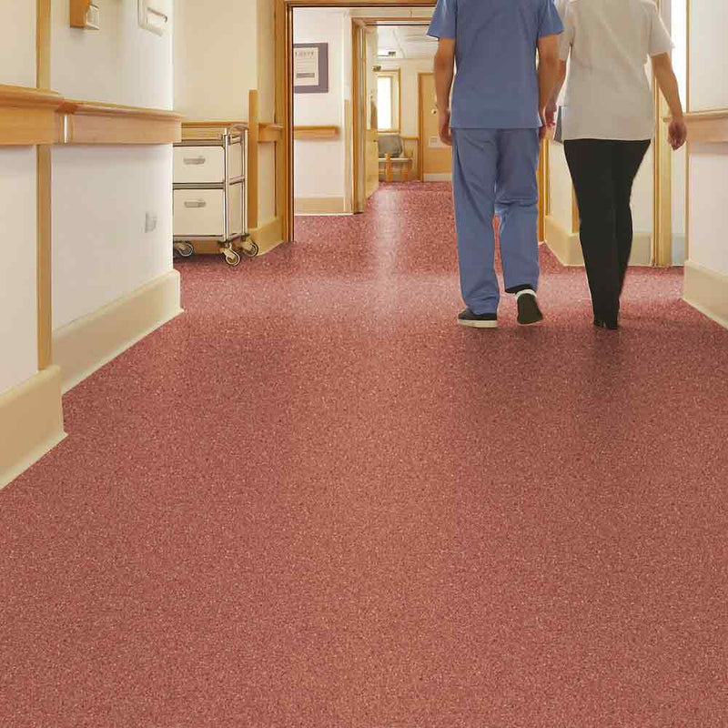 Zyrphan Florvantis Safety Flooring Roll – Adhesive-Free, Low Slip, Sunrise