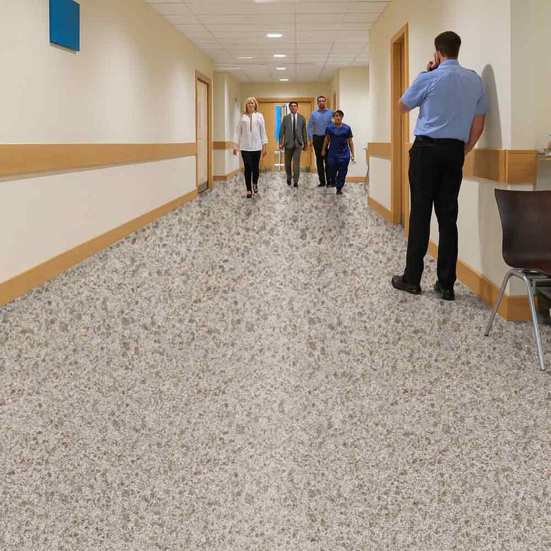 Zyrphan Florvantis Treviso Flooring Roll – Low Slip, Durable, 2.4mm, 15-Year Life