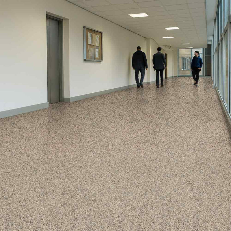 Zyrphan Gripfirmo Safety Flooring Roll – 2mm, Bone, 15-Year Life