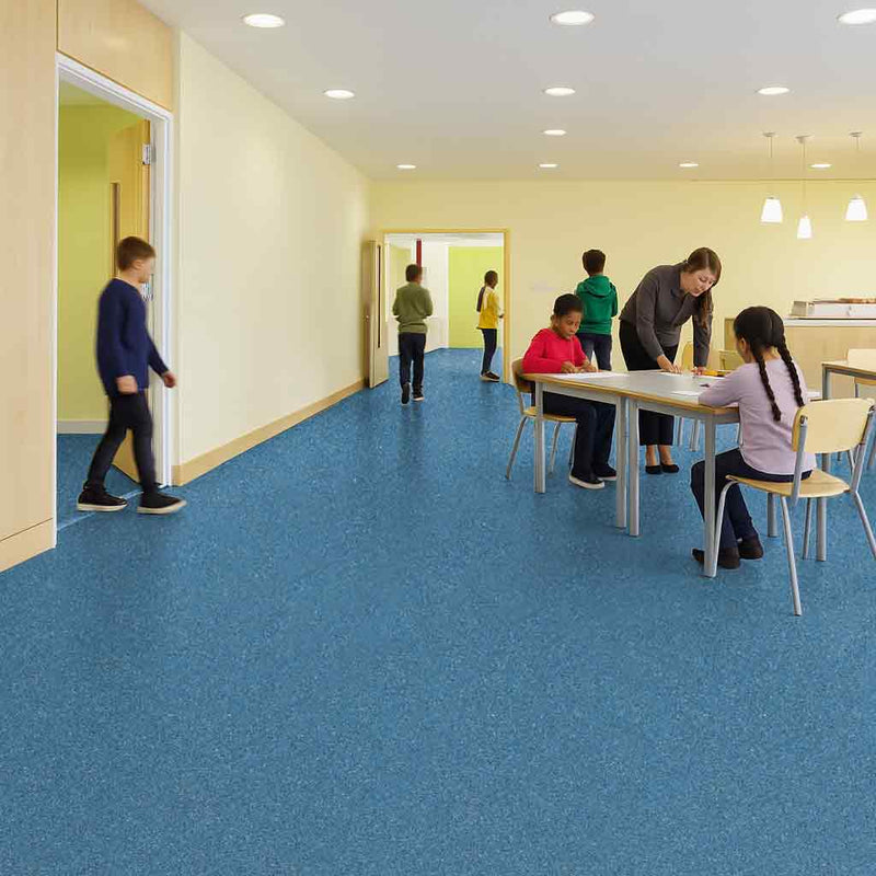 Zyrphan Gripfirmo Safety Flooring Roll – Blue, 2mm, 15yr Lifespan