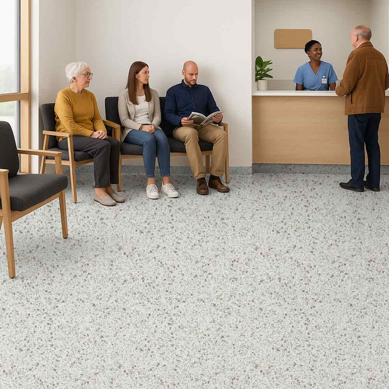 Zyrphan Gripfirmo Safety Flooring Roll – Slip Resistant, Winter, 2mm