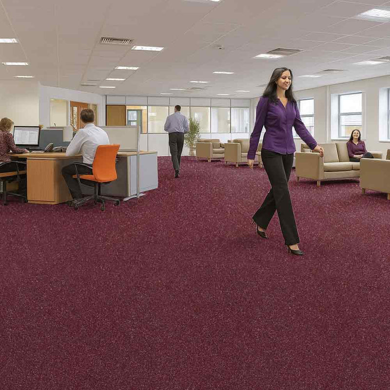 Zyrphan Gripfirmo Safety Vinyl Flooring Roll – Cherry, 2mm, 15-Year Life