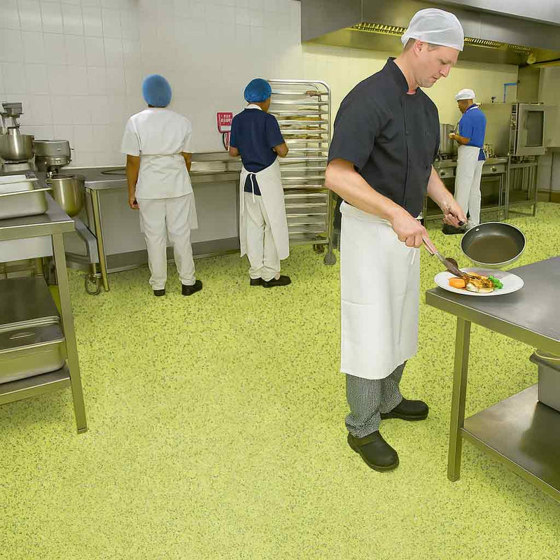 Zyrphan Stronexia Safety Flooring Roll – 3mm Lime, Anti-Slip