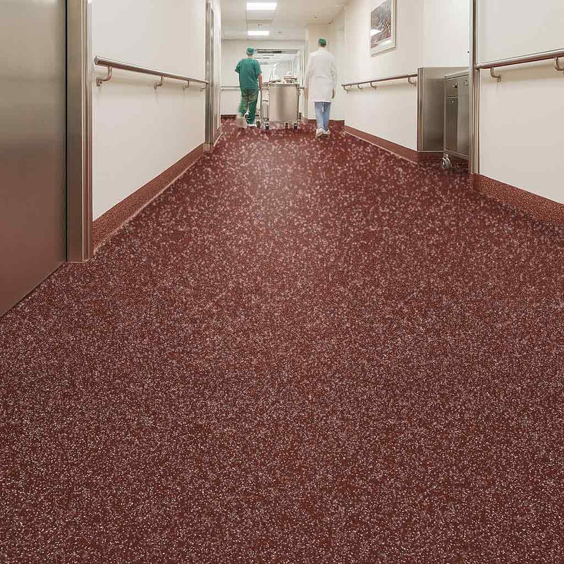 Zyrphan Stronexia Safety Flooring Roll – 3mm, Anti-Slip, Russet