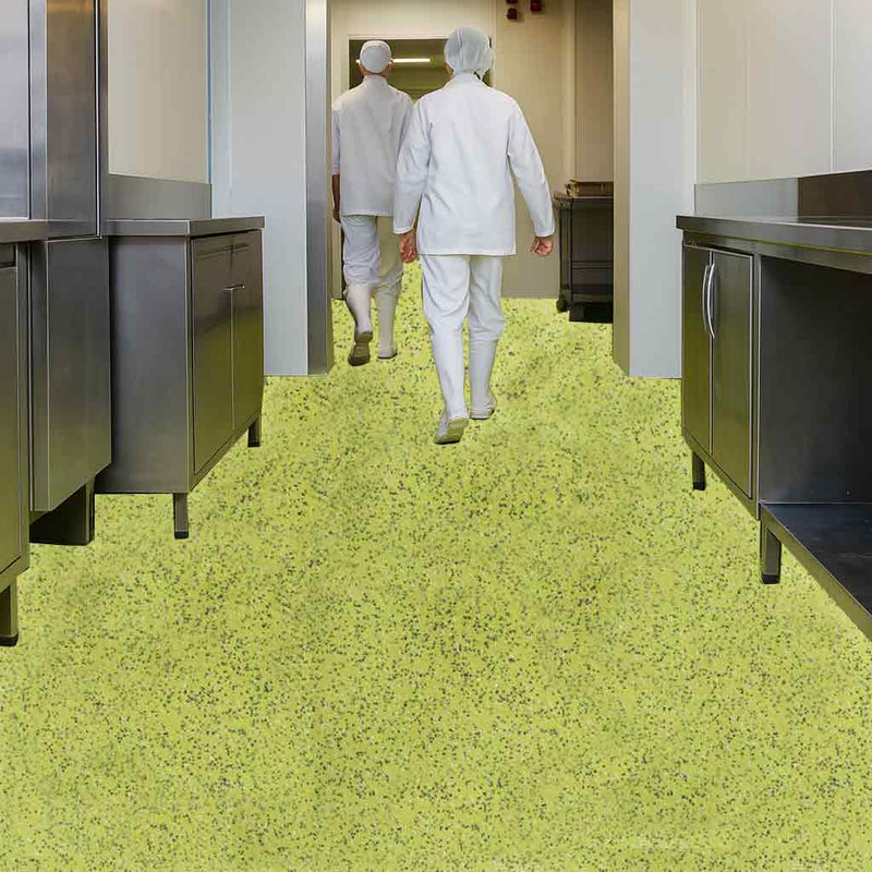 Zyrphan Stronexia Safety Flooring Roll – 3mm Lime, Anti-Slip