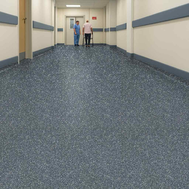 Zyrphan Stronexia Safety Flooring Roll Dolphin, 3mm, Slip-Resistant