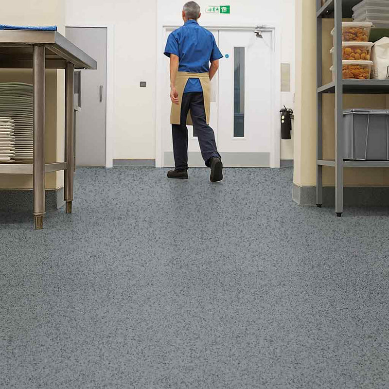 Zyrphan Stronexia Safety Flooring Roll – Monsoon, 3mm Anti-Slip, Weldable