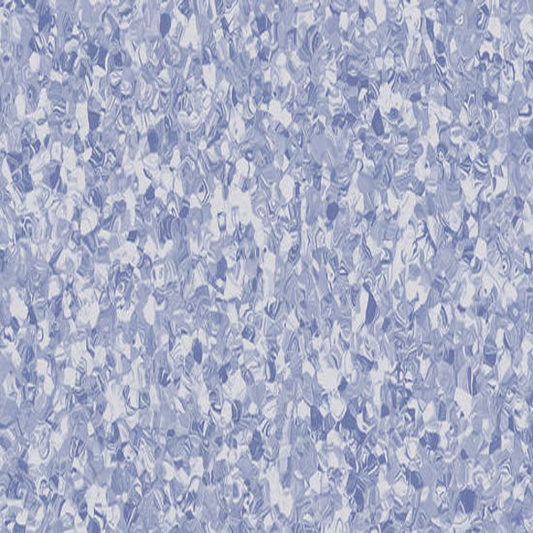 Eclipse Premium White Blue Homogeneous Poly(Vinyl Chloride) Floor Covering