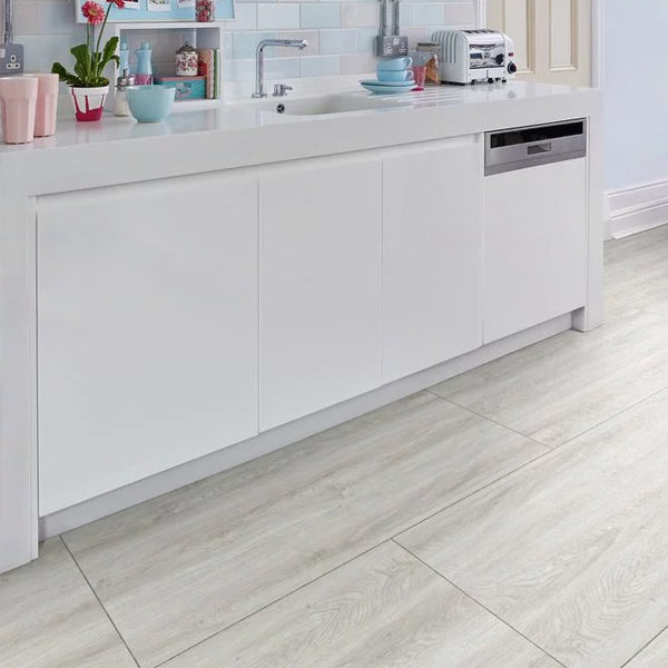 Camaro Wood PUR Bianco Oak Luxury Vinyl Safety Flooring Plank