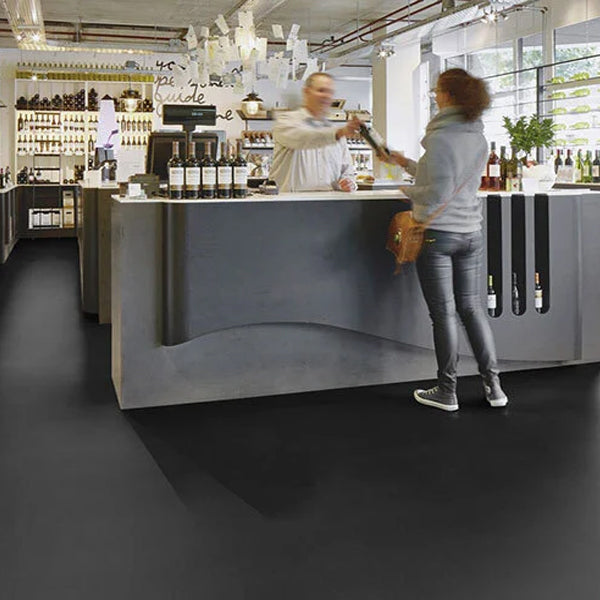 Forbo Marmoleum Solid Black Anti Static Safety Flooring Roll