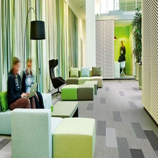 Forbo Flotex Seagrass Charcoal Flocked Vinyl Flooring Planks