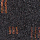 Streetwise Design Brights Orange Tufted Textured Loop Pile Carpet Tile