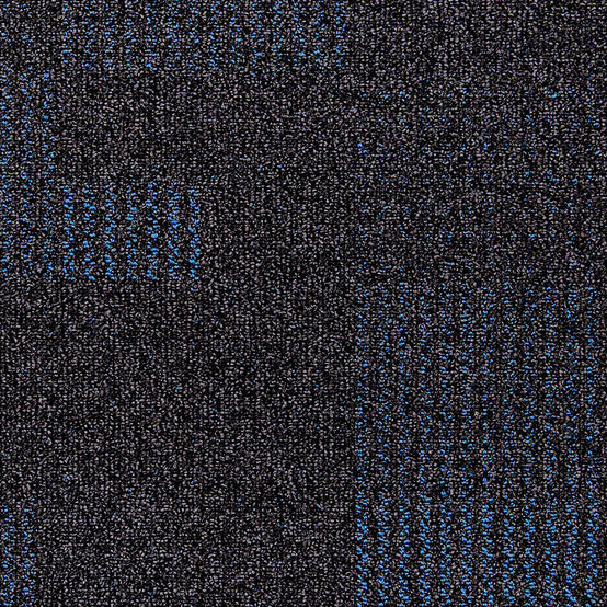 Streetwise Design Brights Blue Tufted Textured Loop Pile Carpet Tile