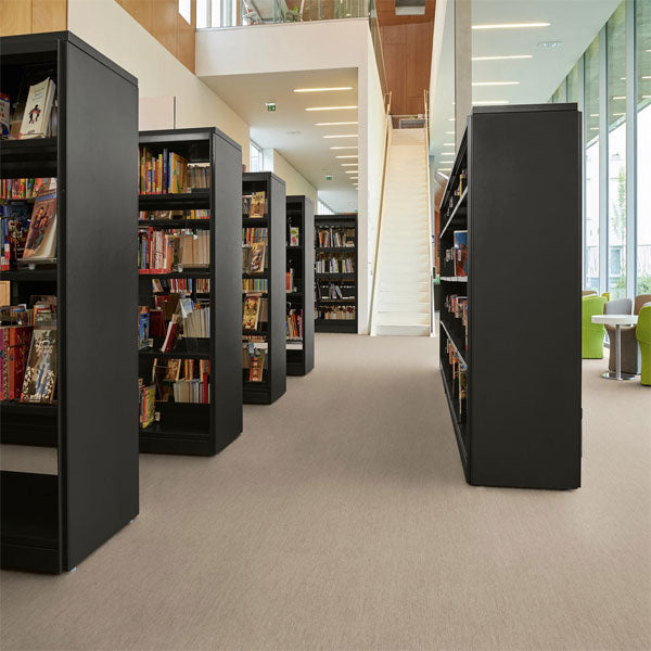 iQ Optima Grey Beige Stain And Abrasion Resistant Safety Flooring Roll
