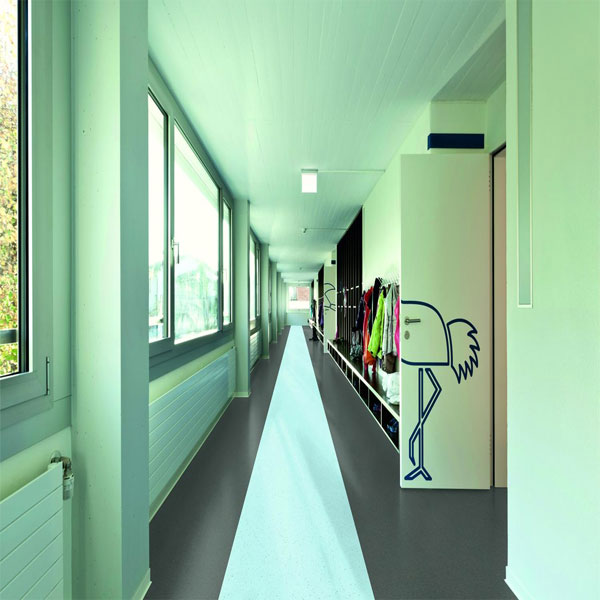 Eclipse Premium Medium Grey Blue Homogeneous Poly(Vinyl Chloride) Floor Covering