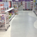 Polysafe Astral Safety Flooring – Non-Slip Lunar Grey Roll