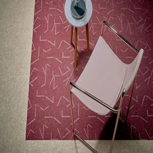 Forbo Flotex Colour Embossed Metro Berry Organic Textile Flooring Carpet Tile