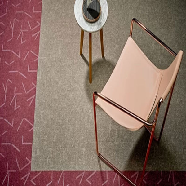 Forbo Flotex Colour Metro Red Anti-allergic Flocked Carpet Flooring Tile