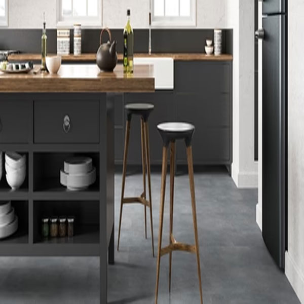 Creation 30 Bloom Uni Grey Flexible Antistatic Abrasion Group T Floorcovering Tile