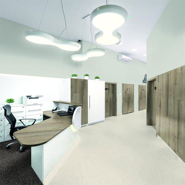 Eclipse Premium Medium Grey Blue Homogeneous Poly(Vinyl Chloride) Floor Covering
