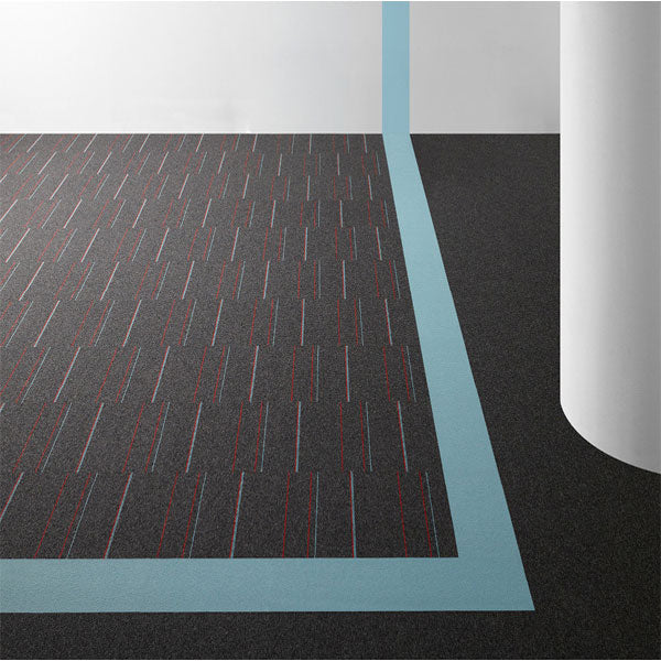 Stratus Stripe 07004 Four Tufted Loop Pile Safety Flooring Tiles