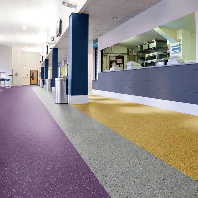 Polysafe Astral Space Mauve Slip-Resistant Safety Flooring Roll