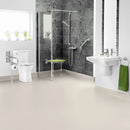 Polysafe Quattro Non-Slip Safety Flooring, Lunar Shell, Wet Areas