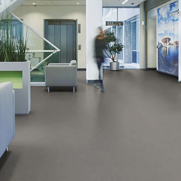 Forbo Marmoleum Solid Meteorite Anti Static Safety Flooring Roll