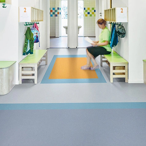 Forbo Marmoleum Solid Periwinkle Anti Static Safety Flooring Roll