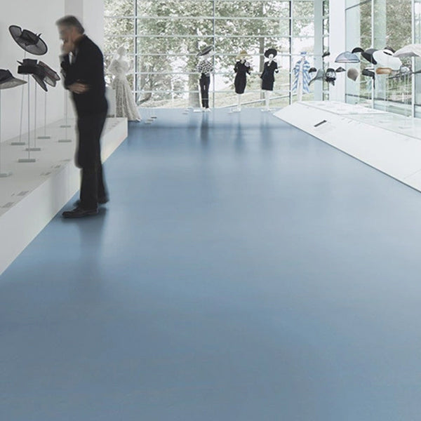 Forbo Marmoleum Solid Periwinkle Anti Static Safety Flooring Roll