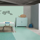 Tarkett Tapiflex Excellence Digital Wave Grey Ice Blue Acoustic Sheet Vinyl Floorcovering