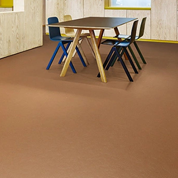 Forbo Marmoleum Solid Terracotta Anti Static Safety Flooring Roll