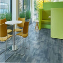 Forbo Tessera Contour Morning Dew Tufted Multi Height Cut And Loop Pile Carpet Tile