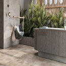 Gerflor Creation 55 Solid Clic Stripe Oak Ice Luxury Vinyl Plank For Wet Rooms