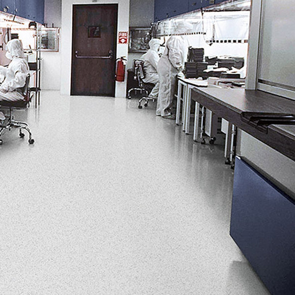 Forbo Sphera EC Silver Grey Homogeneous Conductive Vinyl Sheet Flooring